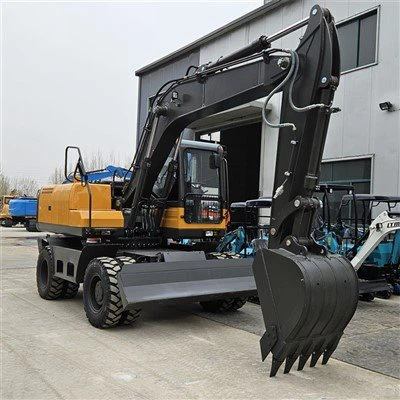 8T پہیے والی کھدائی کرنے والا